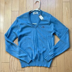 Vintage Garan New w Tags Sky Blue V-Neck Pullover